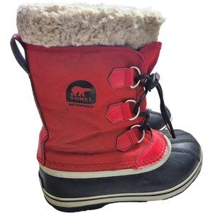 Sorel Rubber/ Fabric Waterproof Winter Boots Kid's Size 3